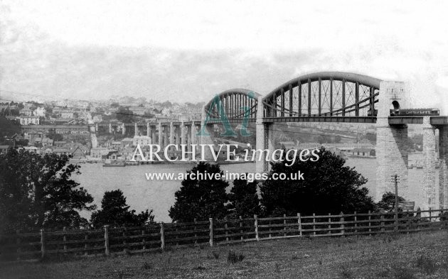 Saltash, Royal Albert Bridge c1908