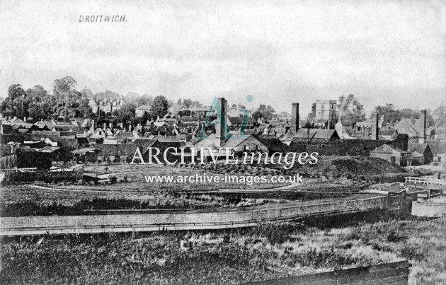Droitwich Canal & Saltworks c1905