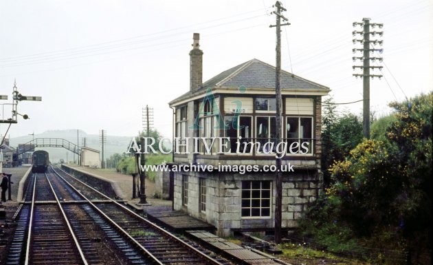 Maud Junction Railway Station & Signal Box c1965