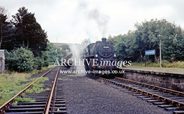 Dalmellington Railway Station c1963