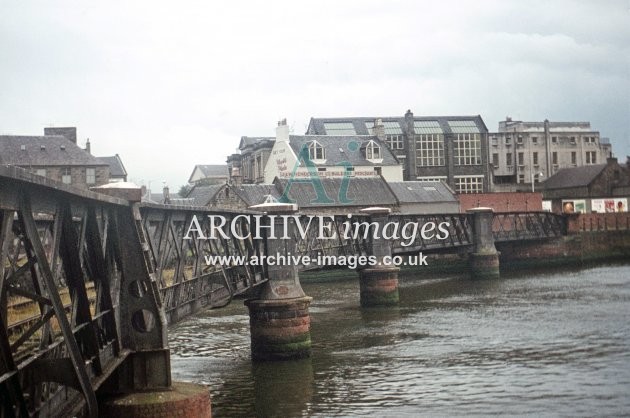 Ayr Harbour bridge 1962