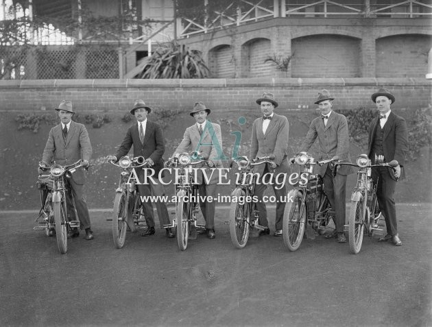 Line Up of Rudge Motorcycles MD