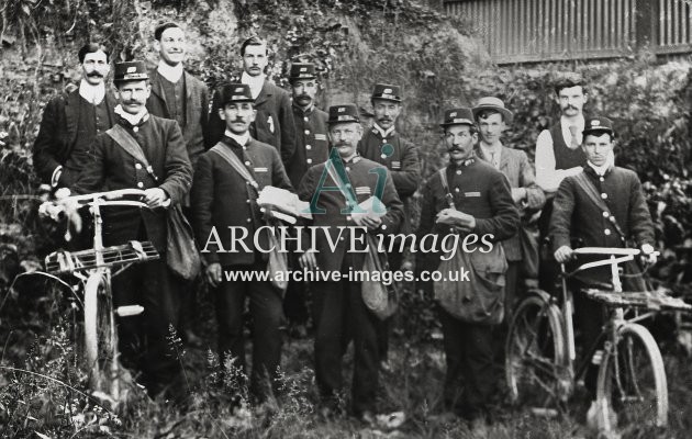 Group Of Edwardian Postmen MD