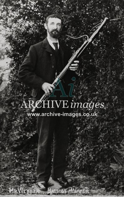 Edwardian Bassoon Player Mr Webber MD