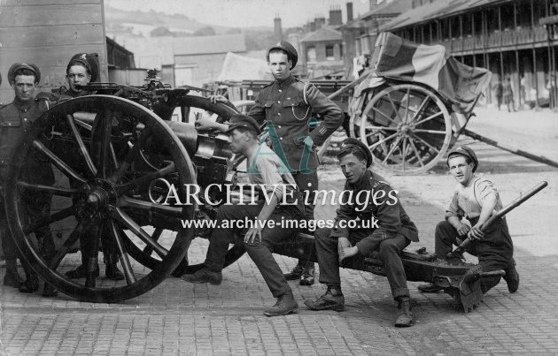 Royal Artillery, Howitzer & crew cWW1 MD