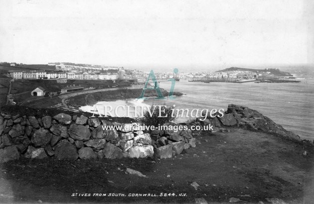 St Ives Railway Station c1885