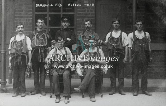 Blackwell Colliery, No 2 Mine Rescue Team MD