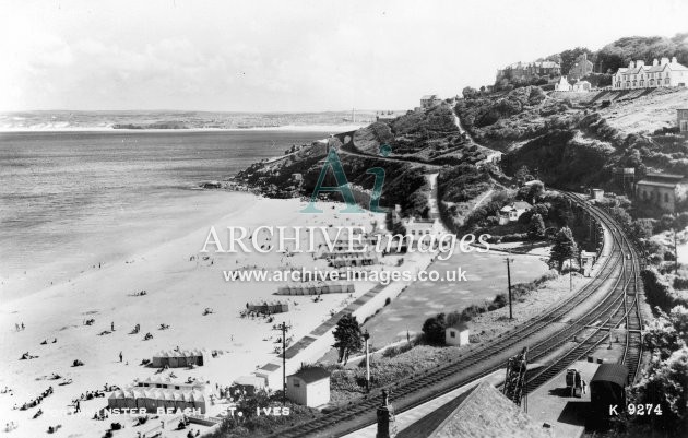 St Ives Railway Station c1950