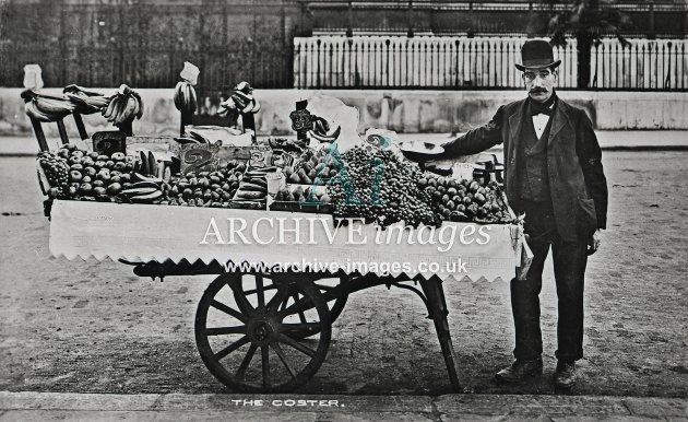 Edwardian Costermonger's Barrow, Fruit Seller MD