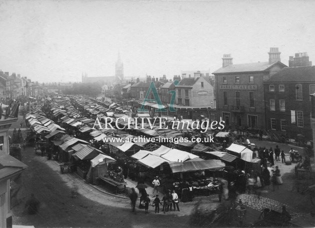 Great Yarmouth Market c1880 MD