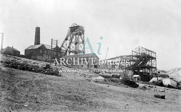 Dolcoath Mine, Camborne, New Buildings c1908