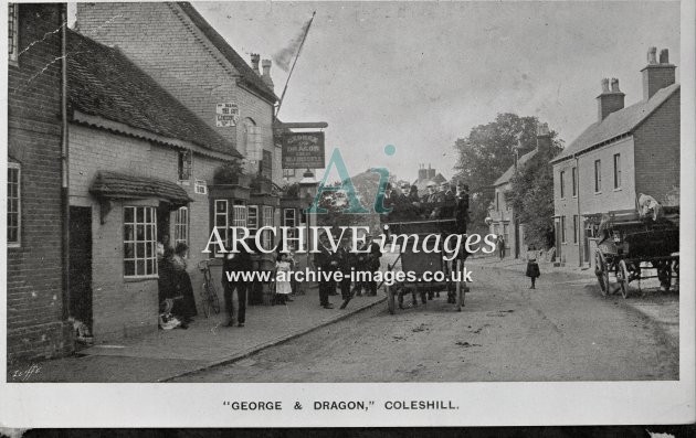 Coleshill, George & Dragon Inn c1905 MD