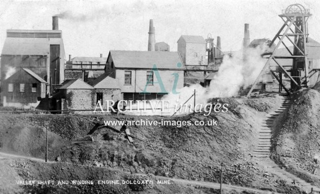 Dolcoath Mine, Camborne, Valley Shaft & Winding Engine c1906