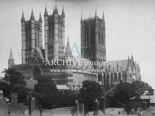 Lincoln Cathedral c1885 MD