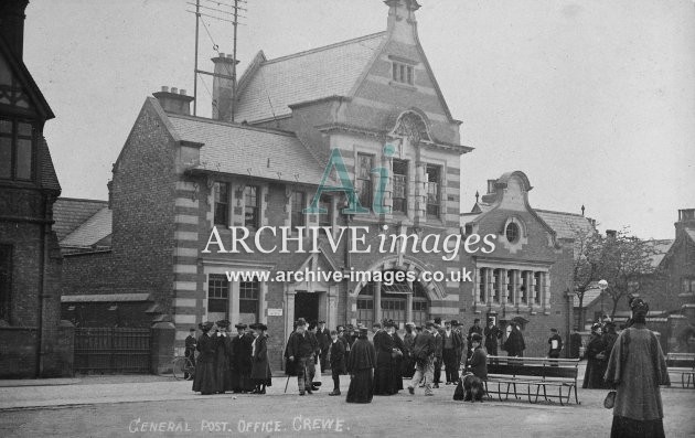 Crewe Post Office c1905 MD