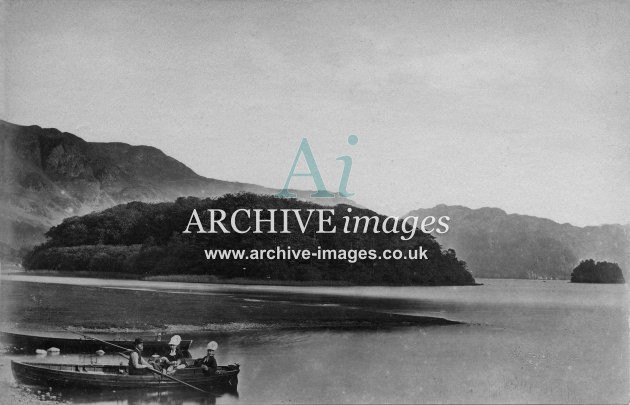 Derwentwater, Lords Island, Lake District c1882 MD