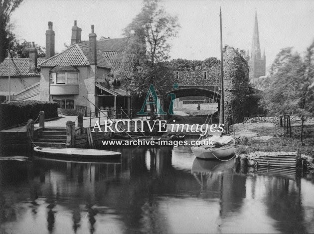 Norwich, Pulls Ferry c1890 MD