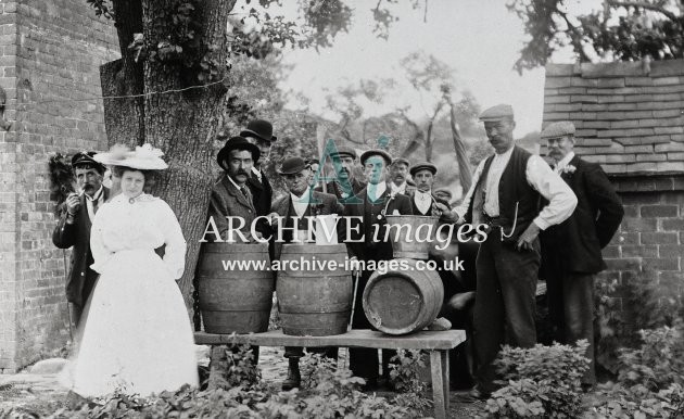 Edwardian Beer Garden Scene MD