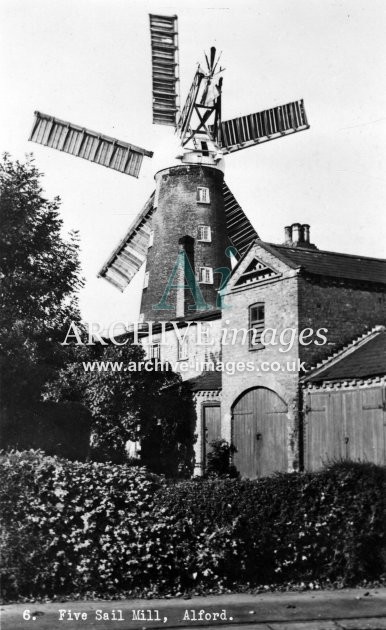 Alford five sail windmill