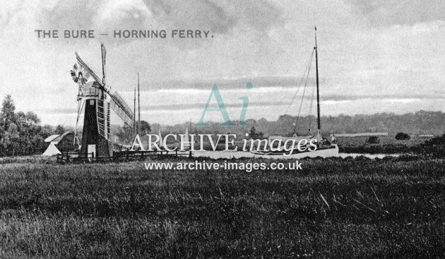 Horning Ferry windmill & R Bure