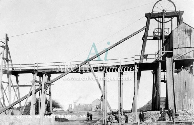 Tincroft Mine, Martins East Shaft c1908