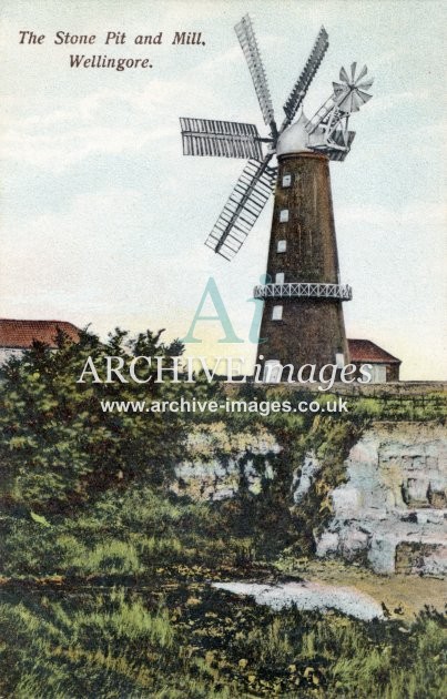 Wellingore windmill & stone pit colour