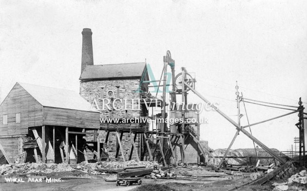 Wheal Agar Mine c1908