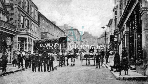 Redruth, Fore Street & GWR Cart c1905