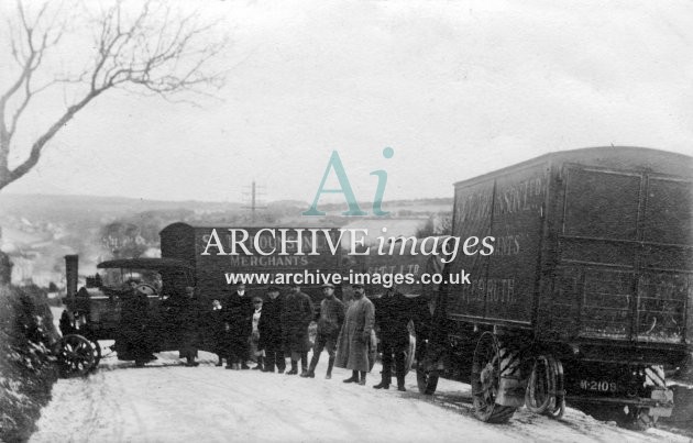 Redruth, Steam Lorry Accident c1910