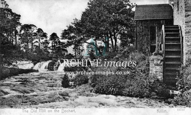 Killin, watermill on River Dochart