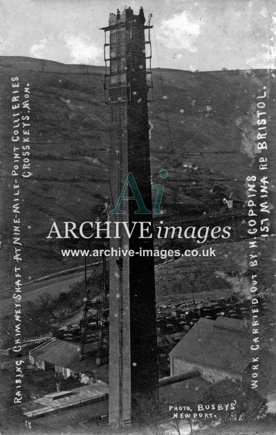 Crosskeys, Nine Mile Point Colliery Chimney