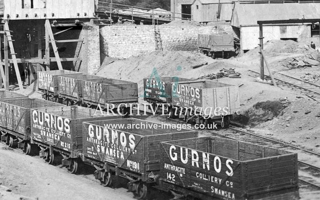 Gurnos Colliery PO wagons 