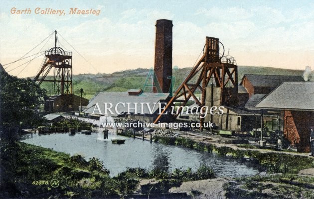 Maesteg, Garth Colliery colour