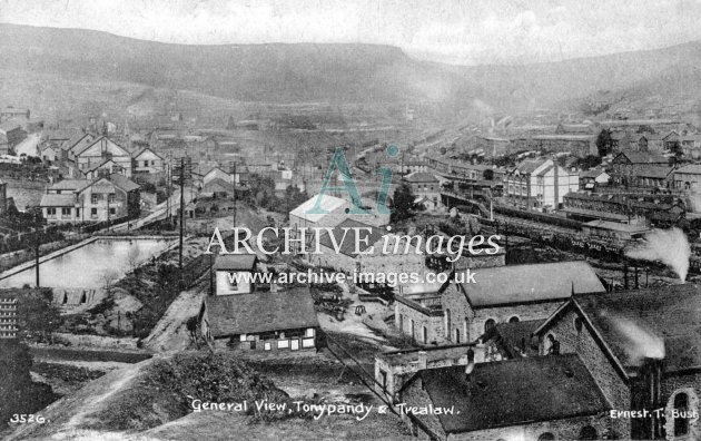 Tonypandy & Trelaw general view & Colliery