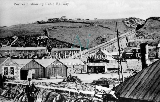 Portreath, Dockside & Cable Railway c1906