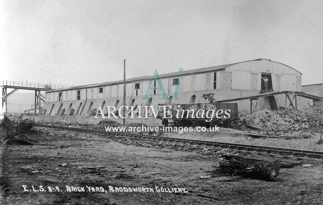 Brodsworth Colliery brickyard, Doncaster, PO Wagons