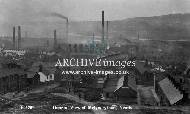 Neath, Melyncrythan view & works