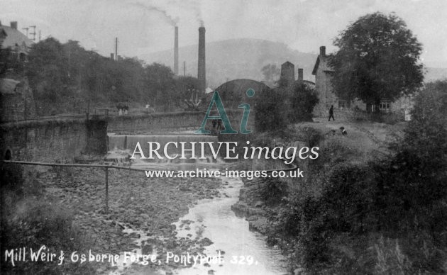 Pontypool, Osborne Forge & Mill Weir