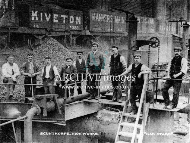 Scunthorpe Ironworks, gas stage & POs