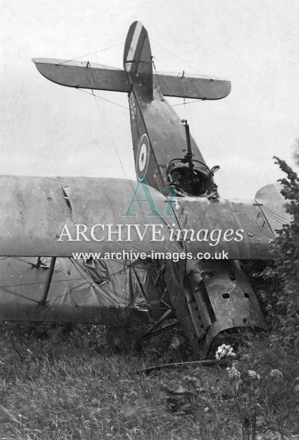 Bristol F2B C9837 Crash A c1920s