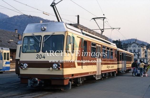 Aigle Railway Station 1989