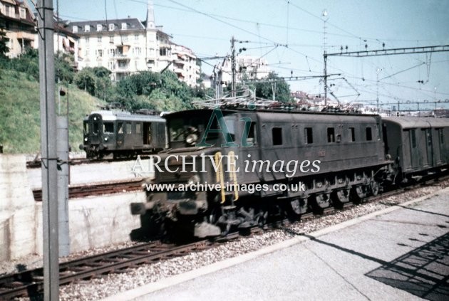 Lausanne Railway Station 1957