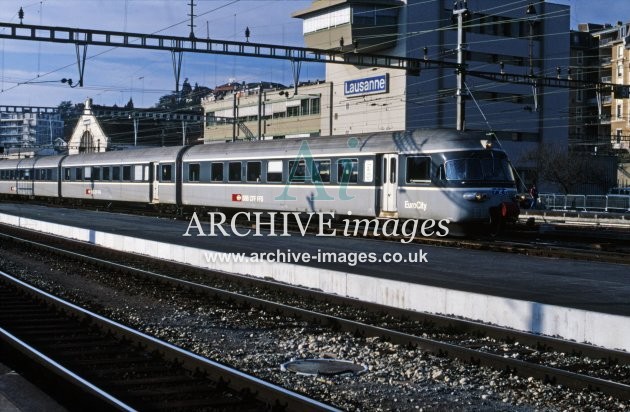 Lausanne Railway Station 1990