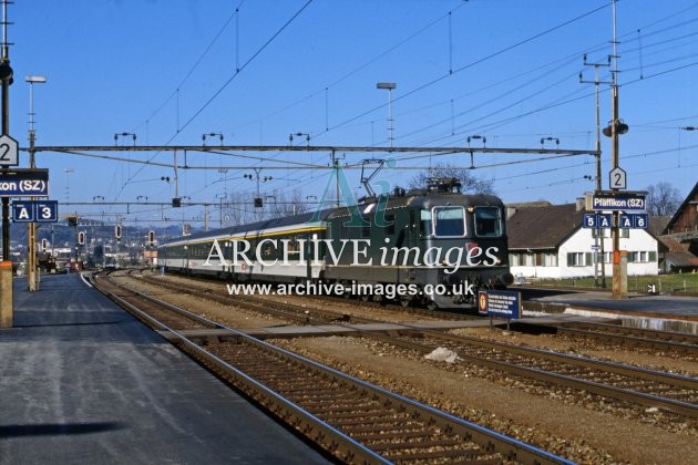 Pfaffikon Railway Station 1990