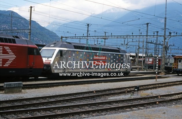 Bellinzona Railway Station 1998