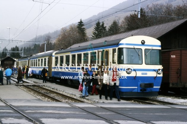 Lenk MOB Railway Station 1989