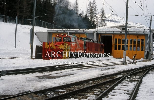 Pontresina RhB shed 1999