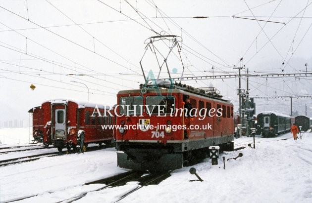 St Moritz Railway Station 1989