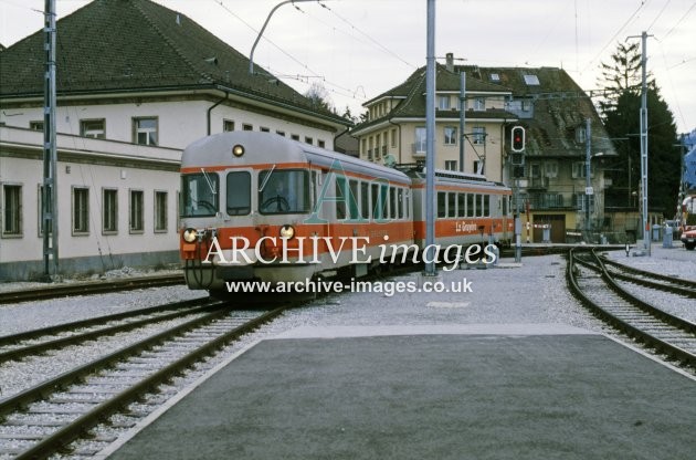 Bulle Railway Station 1990