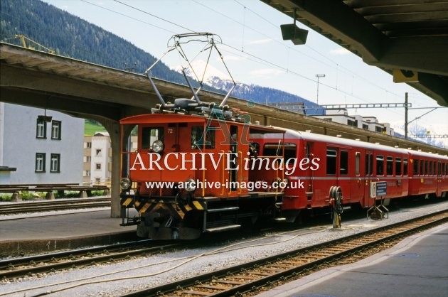 Davos-Platz Railway Station 1991